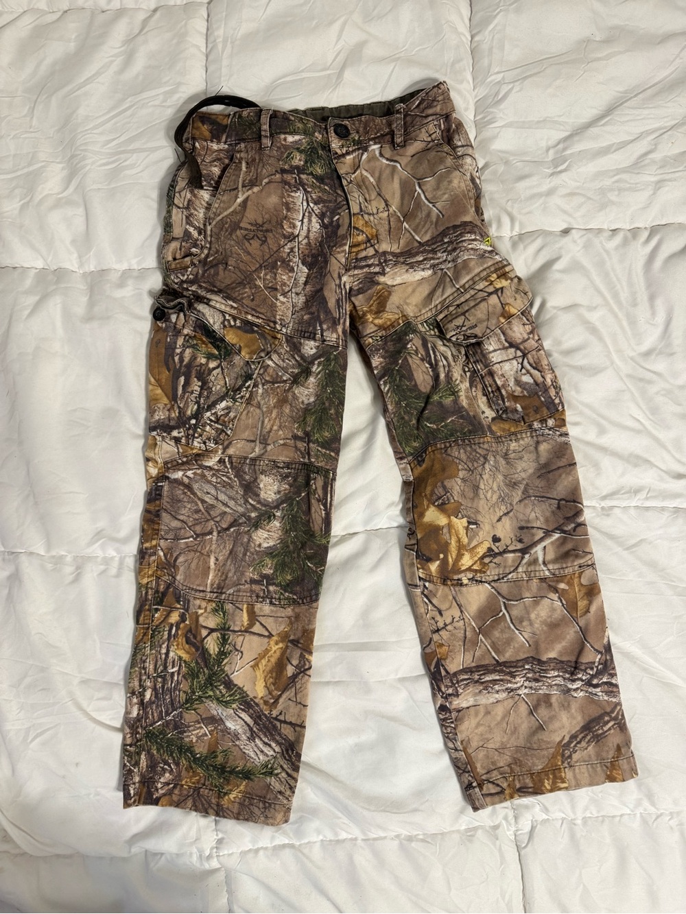 Game Winner Youth Realtree Camo Cargo Hunting Pants Size M (8–10)